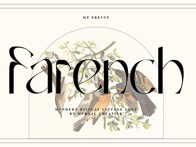 Farench Font serif