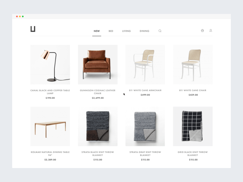 shop online | website animation interaction design shop shopping cart ui ux design web design white
