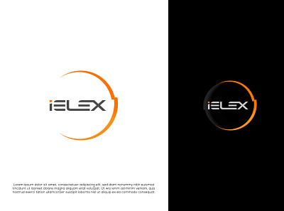 IELEX modern Logo branding clean company logo creative design design logo minimalist logo unique logo vector