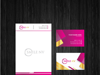 Luxury  letterhead and business card