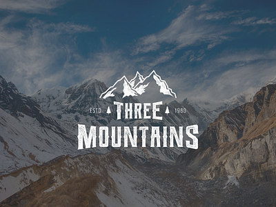 three mountain logo by Mangada on Dribbble