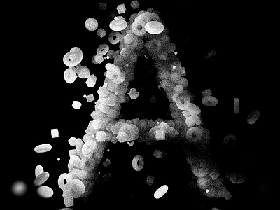 Noise 3d art baugasm black c4d cinema illustration noise poster