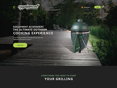 eqquipment homepage landingpage minimalist product design typography uiux unique design webdesign