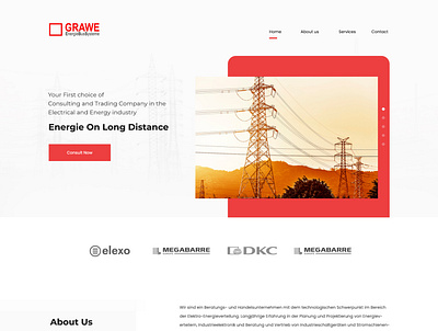 Grawe website design design landingpage minimalist product design uiux unique design webdesign