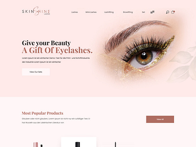 skinshine landingpage