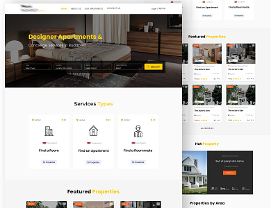 Property Website UI app branding design icon search ui uidesign user interface uxdesign website