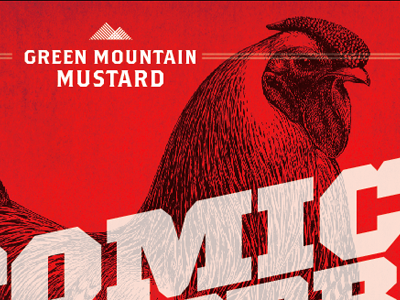 Atomic Rooster Mustard atomic mustard packaging rooster