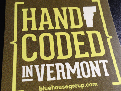 Hand Coded in Vermont