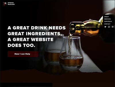 New Website Concept (with a focused Niche) alcohol branding artisan distillery design distillery niche webflow website concept
