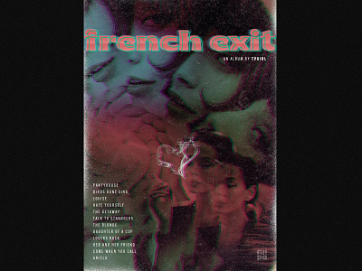 french exit by tvgirl, concept album poster album album poster concept indie indiepop photoshop poster tvgirl band vintage