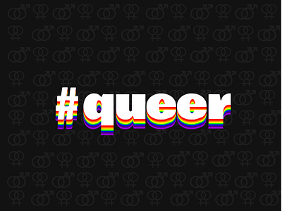Pride 🏳️‍🌈 homosexual lgbtq minimalism poster pride queer rainbow typography