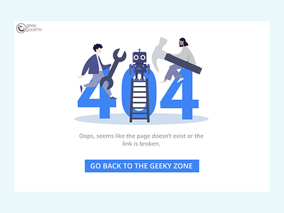 404 Page 404 404 error 404 not found 404page broken design dribbble figma geek illustraion repair robot ui ux