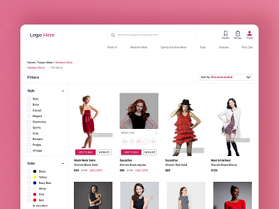 Women Clothing Store - Ecommerce