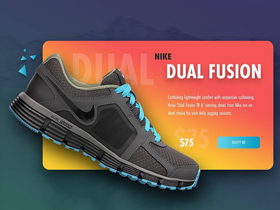 Nike Dual Fusion design