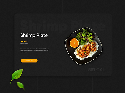 Shrimp Plate web design