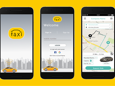 Ride Sharing App  TAxi Booking App  Online Taxi app