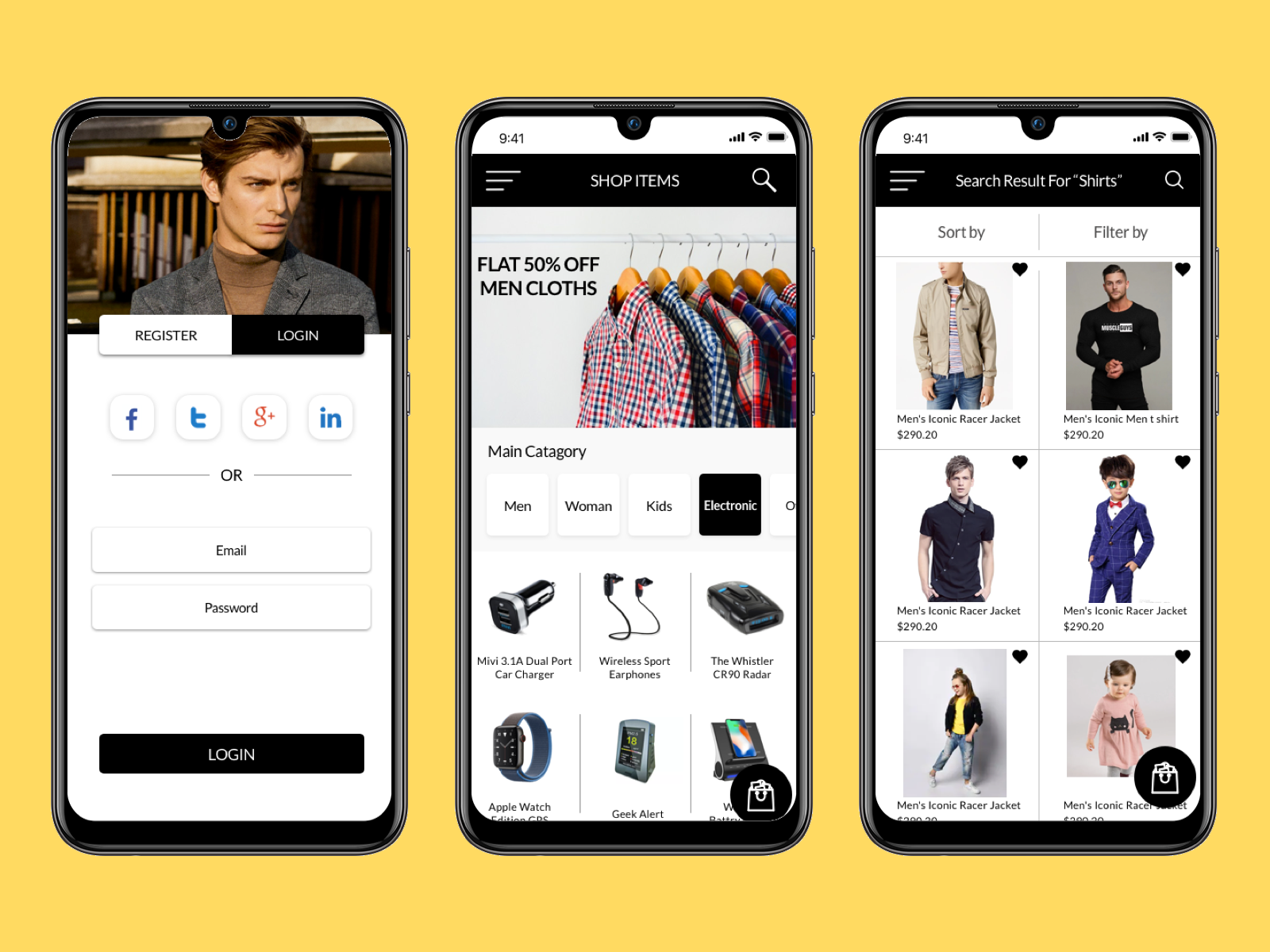 fashion accesories app by Nadeem Ahmad on Dribbble