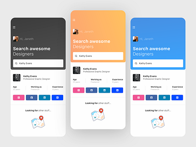 Find Designers 📐 (Part 1) adobexd behance branding clean clean ui colors creative creative design design designer dribbble mentors menu search social ui design ux