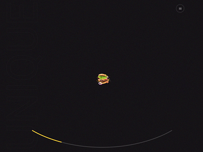 Burger aftereffects animation burger design figma food minimal photoshop typography ui ux web website xd design