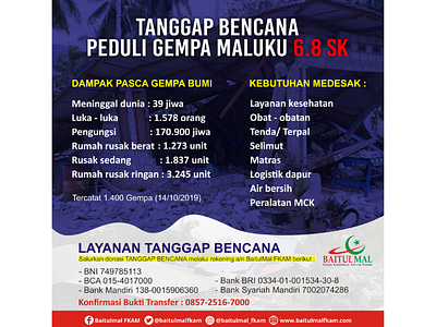 Poster Gempa Maluku