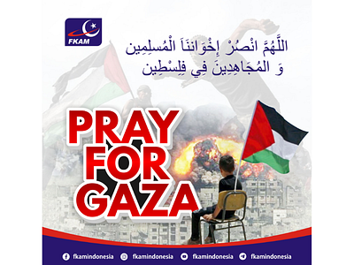 Pray for gaza poster design
