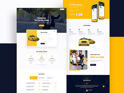 PickMe - Modern Taxi Cab Rental Service HTML Template