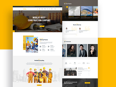 PixelBuilders - Construction HTML Template