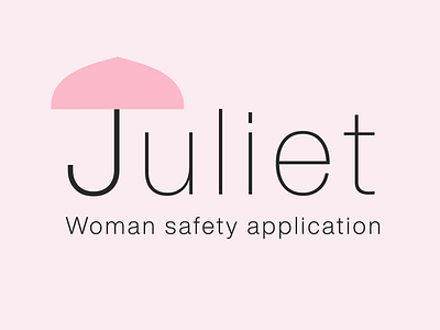 Juliet logo design illustration logo typography vector