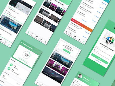 Mobile Learning Apps Design Concept