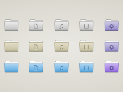 Folders documents folder music saved search smart folder video