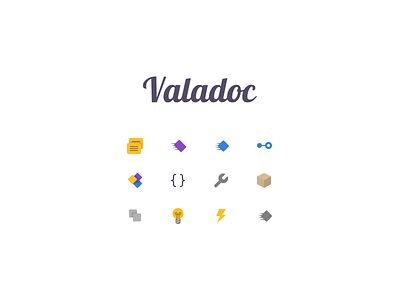 Valadoc Icons flat icons ide programming