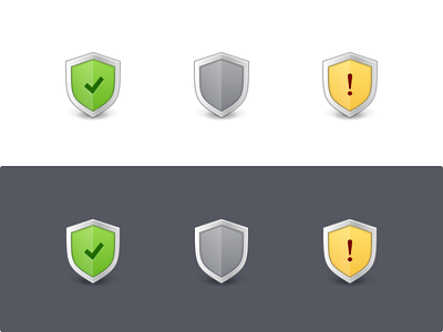 Security Shields icon insecure secure security shield