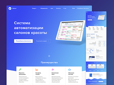 CRM - Landing page