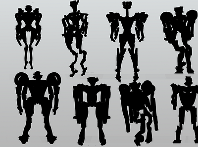 Nova Design Silhouettes 2 art art challenge artwork character character design characterdesign conceptart design digital art digital illustration digitalart drawing drawing challenge drawingart illustration illustration art illustration digital mech scifi silhoutte