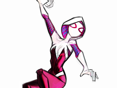 Spider-Gwen Fan Art art artchallenge artwork character comicart digital art digital illustration digitalart drawing drawingart fan art fanart illustration illustration art illustration digital marvel marvelcomics painting spiderverse superhero