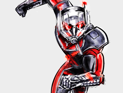 Ant-Man Fan Art antman art artwork character comic art digital art digital illustration digitalart drawing drawingart fan art fanart illustration illustration art illustration digital marvel marvel comics marvelcomics painting superhero