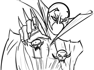 Inktober Day 12 - Spawn art art challenge artwork character comic comic art digital art digital illustration digitalart drawing drawingart fan art fanart illustration illustration art illustration digital inktober inktober2020 lineart spawn