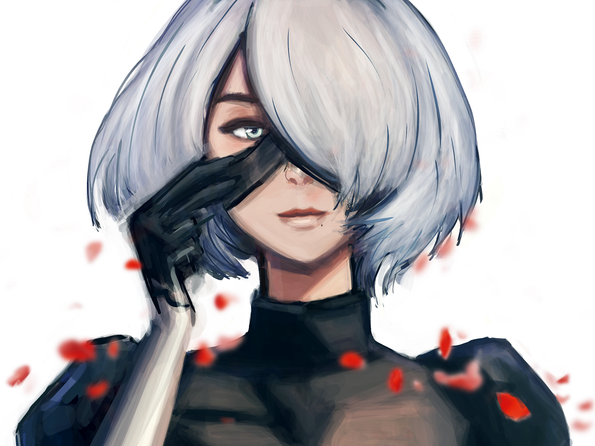 2B Fan Art by Jaden Taylor on Dribbble