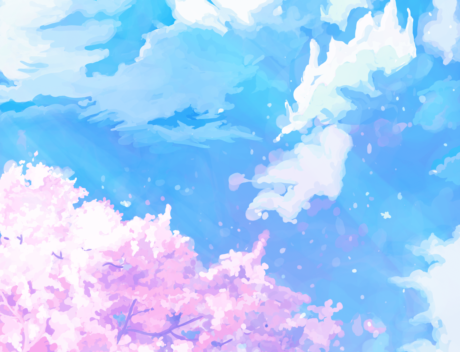 Anime Cherry Blossoms by Jaden Taylor on Dribbble