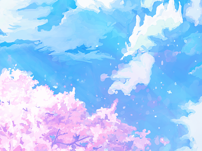 Anime Cherry Blossoms