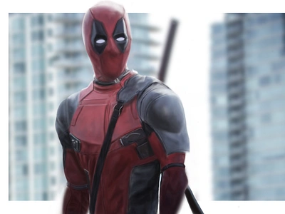 Deadpool Movie Fan-Art art artwork character deadpool digital art digital illustration digital painting fanart film illustration illustration art illustration digital illustrations marvel marvel studios marvelcomics movie movie art painting photorealism