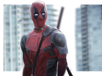 Deadpool Movie Fan-Art art artwork character deadpool digital art digital illustration digital painting fanart film illustration illustration art illustration digital illustrations marvel marvel studios marvelcomics movie movie art painting photorealism