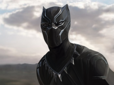 Black Panther Cinematic Illustration