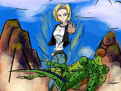 Android 18 Fanart