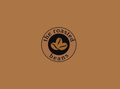 roasted bean dailylogochallenge flat logo logo logo design minimal minimalist logo modern logo