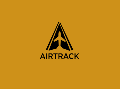 airtrack logo logo design minimal minimalist logo modern logo