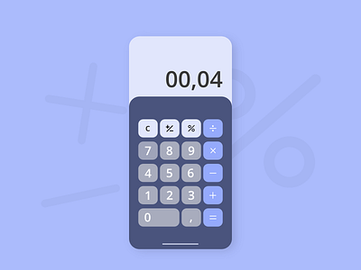 Daily UI 004 - Calculator calculator calculator app calculator ui dailyui dailyui004 dailyuichallenge design ui ui design ux