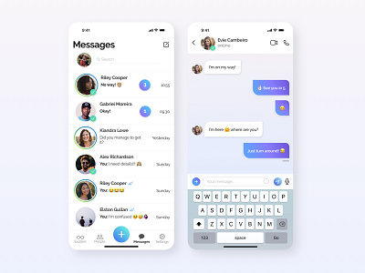 Daily UI 013 - Direct Messaging