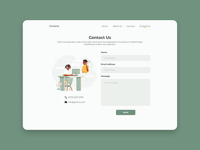 Daily UI 028 - Contact Us contact form contact page contact us daily ui daily ui challenge dailyui dailyui 028 dailyuichallenge design minimalistic ui ui ux ui design ux