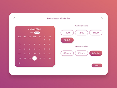 Daily UI 038 - Calendar daily ui daily ui challenge dailyui dailyui 038 dailyuichallenge design ui ui ux ui design ux web